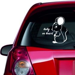 Αυτοκόλλητο αυτοκινήτου - Baby on board 56